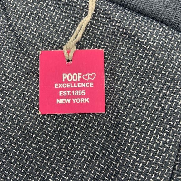 POOF EXCELLENCE LEGGINGS GRAY & SILVER WITH SOFT GRAY TRIM & WAIST | NWT | SMALL - Picture 4 of 10